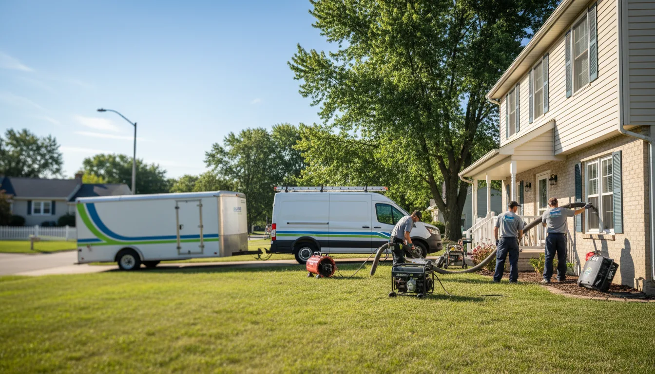 Flooded Basement Restoration And Cleanup With Repair in Humboldt, NE near me